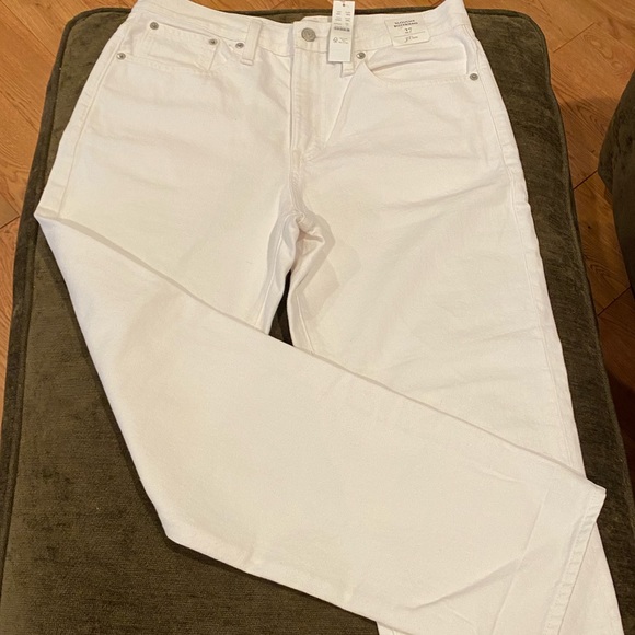 J. Crew Denim - J Crew White Denim Slouchy Boyfriend Jeans New with Tag NWT